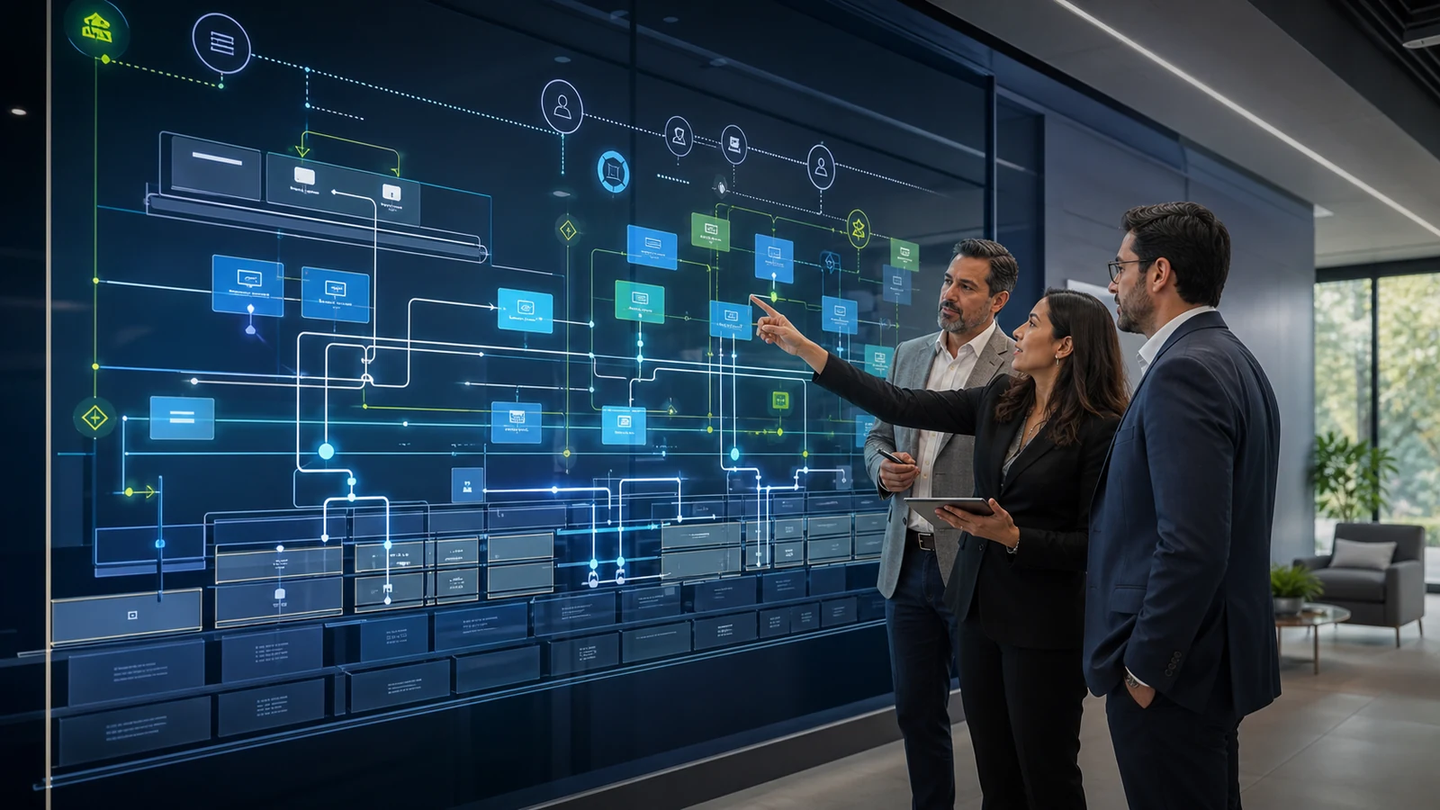 Equipo articulando la evolución de un landscape empresarial SAP